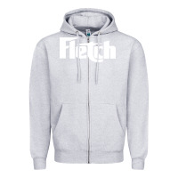 Heather Grey fletch Zipper Hoodie - artisFamous