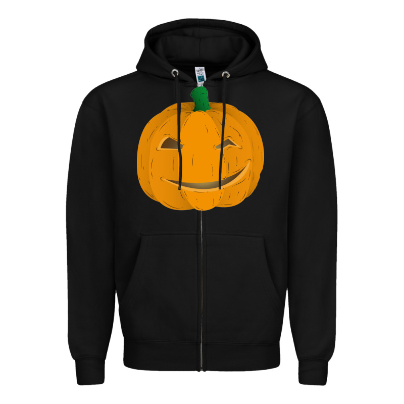 Pumpkin Zipper Hoodie by artisFamous | Teevron