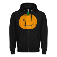 Black pumpkin Zipper Hoodie - artisFamous