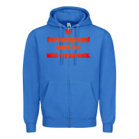 True Royal i'm unemployed and i live with my parents Zipper Hoodie - artisFamous