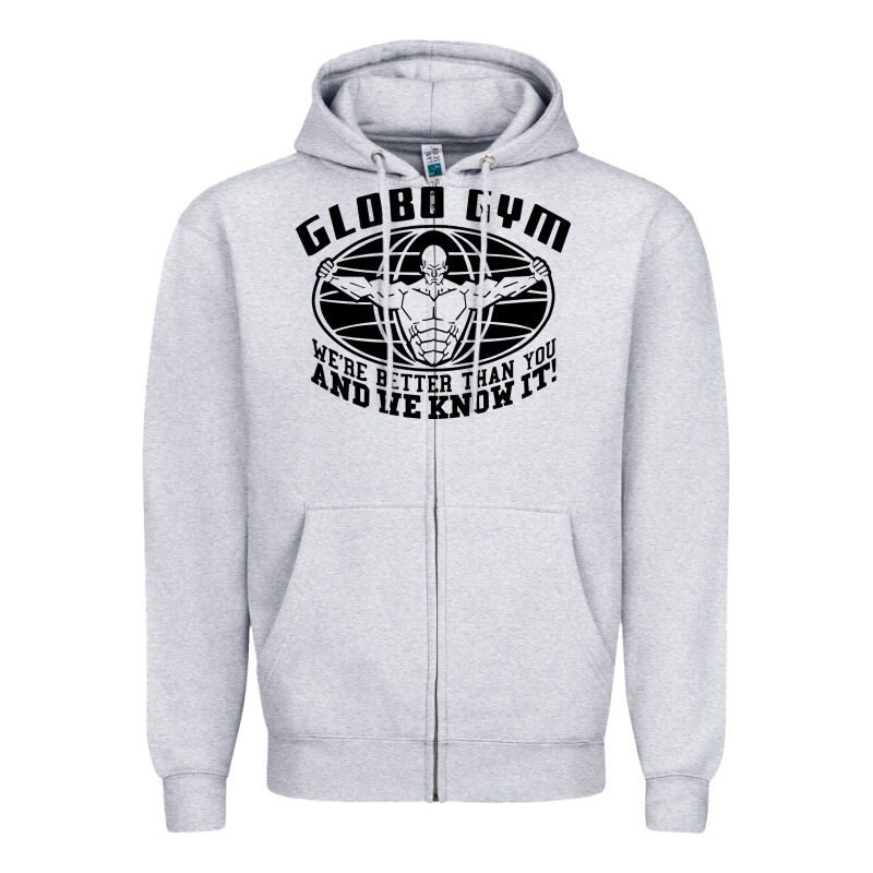 Globo Gym Zipper Hoodie by artisFamous | Teevron