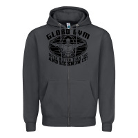 Smoke globo gym Zipper Hoodie - artisFamous