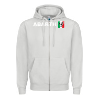 Dove Grey abarth scorpion merch Zipper Hoodie - artisFamous