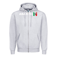 Heather Grey abarth scorpion merch Zipper Hoodie - artisFamous