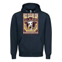 Navy the roost cafe Zipper Hoodie - artisFamous