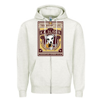 Oatmeal Heather the roost cafe Zipper Hoodie - artisFamous