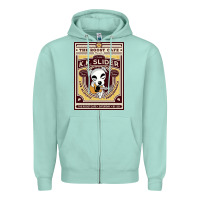 Seafoam the roost cafe Zipper Hoodie - artisFamous