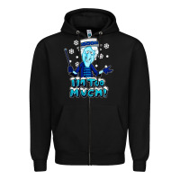Black snow miser Zipper Hoodie - artisFamous