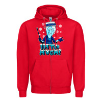 Red snow miser Zipper Hoodie - artisFamous