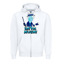 White snow miser Zipper Hoodie - artisFamous
