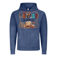 Vintage Denim My Western Watching Blanket Vintage Hoodie - CowhideDigitalArt