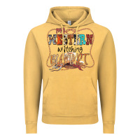 Vintage Mustard My Western Watching Blanket Vintage Hoodie - CowhideDigitalArt
