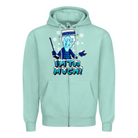 Seafoam snow miser Zipper Hoodie - artisFamous