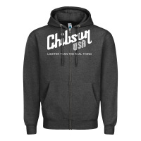 Charcoal Heather chibson Zipper Hoodie - artisFamous