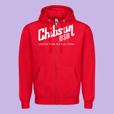 Chibson Zipper Hoodie Designed By Artisfamous