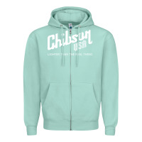 Seafoam chibson Zipper Hoodie - artisFamous