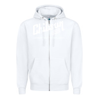 White chibson Zipper Hoodie - artisFamous