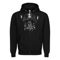 Black hail sagan musical Zipper Hoodie - artisFamous