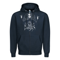 Navy hail sagan musical Zipper Hoodie - artisFamous