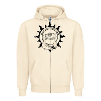 Sandshell church of the toad of light psychedelic frog Zipper Hoodie - artisFamous