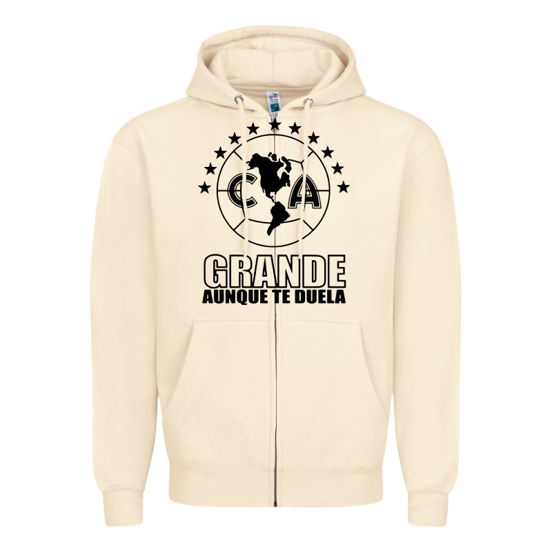 Club America De Mexico Zipper Hoodie by artisFamous | Teevron