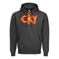 Charcoal Heather cky Zipper Hoodie - artisFamous