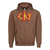 Chestnut cky Zipper Hoodie - artisFamous