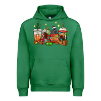 Emerald Christmas coffee cups with Labrador Urban Hoodie - RanaPortraitStore
