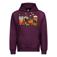 Mauve Wine Christmas coffee cups with Labrador Urban Hoodie - RanaPortraitStore