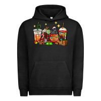 Pigment Black Christmas coffee cups with Labrador Urban Hoodie - RanaPortraitStore