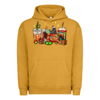 Pigment Peanut Butter Christmas coffee cups with Labrador Urban Hoodie - RanaPortraitStore