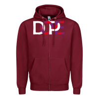 Burgundy dope Zipper Hoodie - artisFamous