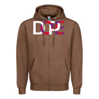 Chestnut dope Zipper Hoodie - artisFamous