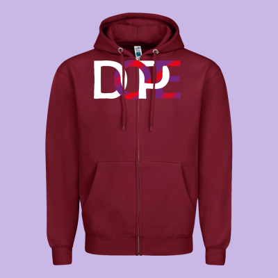 Dope Zipper Hoodie Designed By Artisfamous
