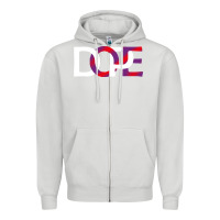 Dove Grey dope Zipper Hoodie - artisFamous