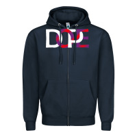 Navy dope Zipper Hoodie - artisFamous