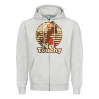 Dove Grey emperor’s new groove kuzco llama no touchy Zipper Hoodie - artisFamous