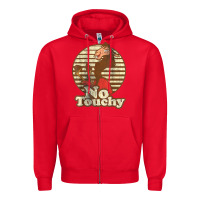 Red emperor’s new groove kuzco llama no touchy Zipper Hoodie - artisFamous