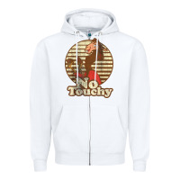 White emperor’s new groove kuzco llama no touchy Zipper Hoodie - artisFamous