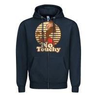Navy emperor’s new groove kuzco llama no touchy Zipper Hoodie - artisFamous