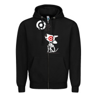 Black target team member halloween Zipper Hoodie - artisFamous