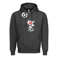Charcoal Heather target team member halloween Zipper Hoodie - artisFamous