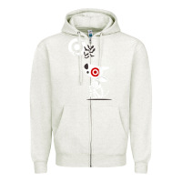 Oatmeal Heather target team member halloween Zipper Hoodie - artisFamous