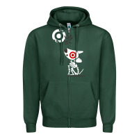 Sports Green target team member halloween Zipper Hoodie - artisFamous