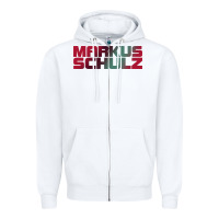 White markus schulz music dj Zipper Hoodie - artisFamous