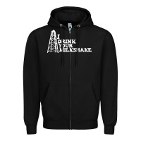 Black i drink your milkshake Zipper Hoodie - artisFamous