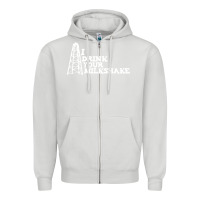 Dove Grey i drink your milkshake Zipper Hoodie - artisFamous