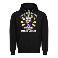 Black i am mojo jojo Zipper Hoodie - artisFamous