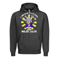 Charcoal Heather i am mojo jojo Zipper Hoodie - artisFamous