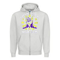 Dove Grey i am mojo jojo Zipper Hoodie - artisFamous